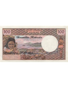 Nouvelles Hébrides 100 francs 1975 2