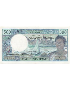 Nouvelles Hébrides 500 francs 1970