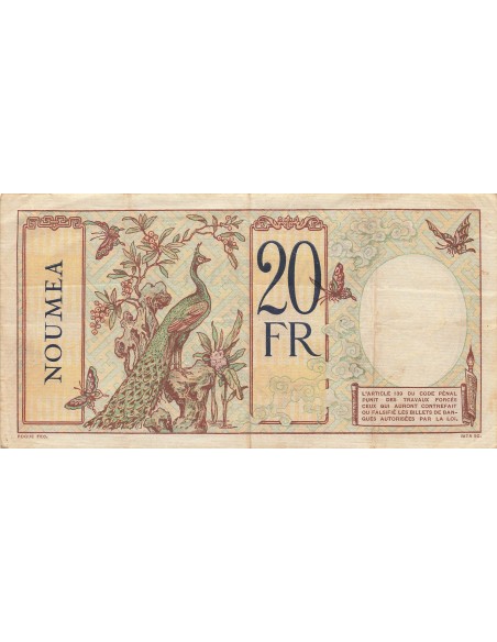 Nouvelles Hébrides 20 francs 1941