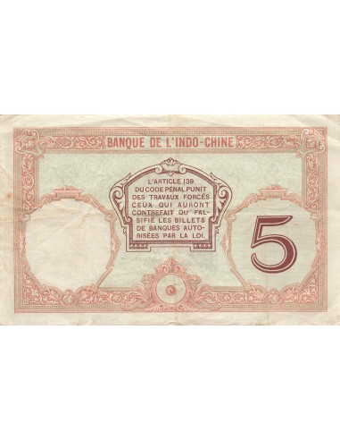 Nouvelles Hébrides 5 francs 1941