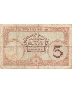Nouvelles Hébrides 5 francs 1941 2