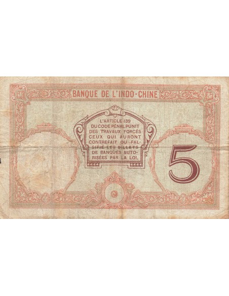 Nouvelles Hébrides 5 francs 1941