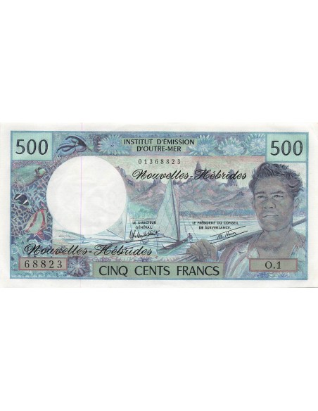 Nouvelles Hébrides 500 francs 1980