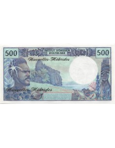 Nouvelles Hébrides 500 francs 1980 2