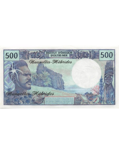 Nouvelles Hébrides 500 francs 1980