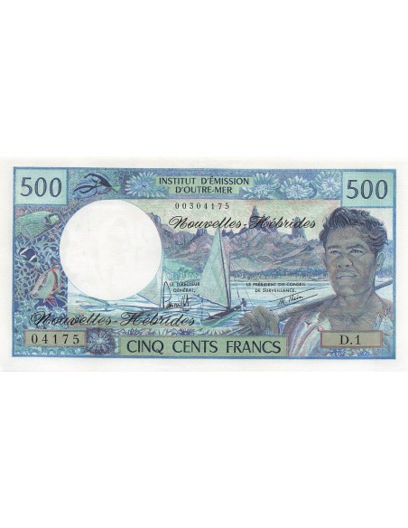 Nouvelles Hébrides 500 francs 1980