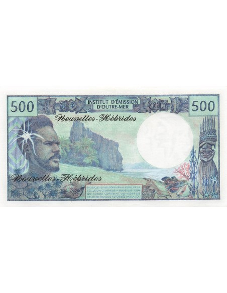 Nouvelles Hébrides 500 francs 1980