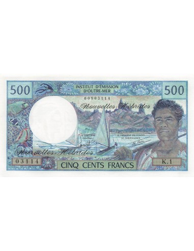 Nouvelles Hébrides 500 francs 1980