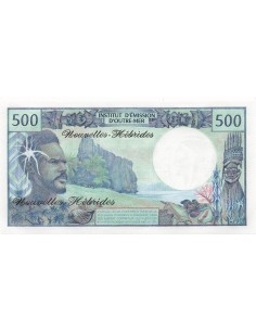 Nouvelles Hébrides 500 francs 1980 2