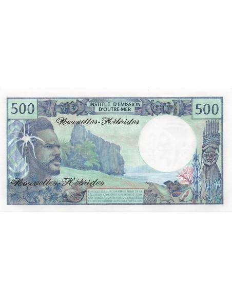 Nouvelles Hébrides 500 francs 1980