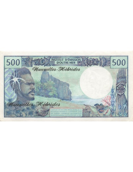 Nouvelles Hébrides 500 francs 1980