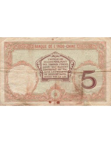 Nouvelles Hébrides 5 francs 1941