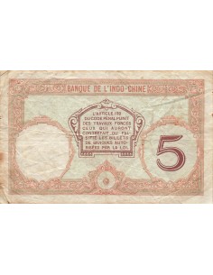 Nouvelles Hébrides 5 francs 1941 2
