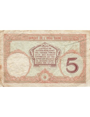 Nouvelles Hébrides 5 francs 1941