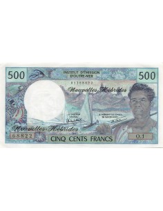 Nouvelles Hébrides 500 francs 1980