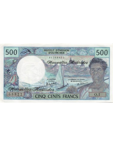 Nouvelles Hébrides 500 francs 1980