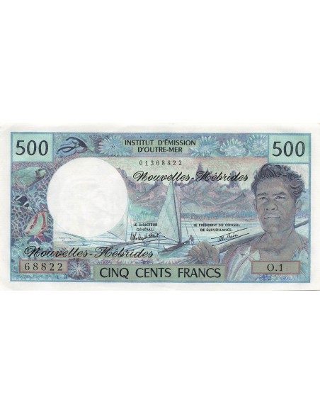 Nouvelles Hébrides 500 francs 1980