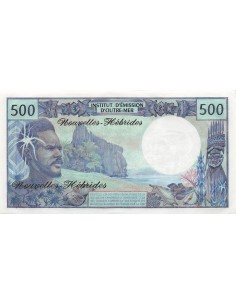 Nouvelles Hébrides 500 francs 1980 2