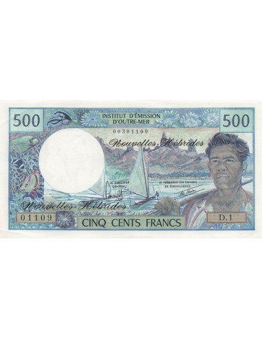 Nouvelles Hébrides 500 francs 1980
