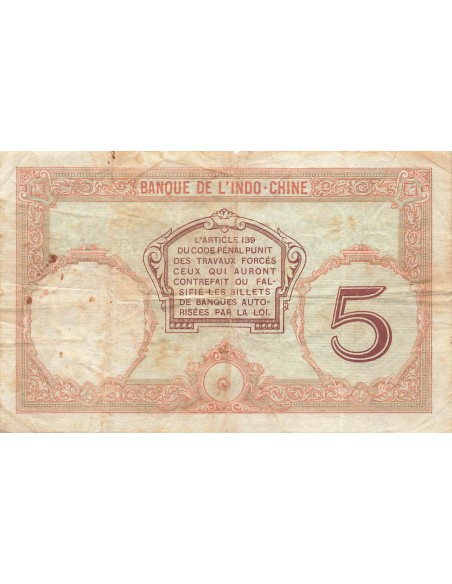 Nouvelles Hébrides 5 francs 1941