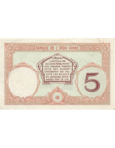 Nouvelles Hébrides 5 francs 1941
