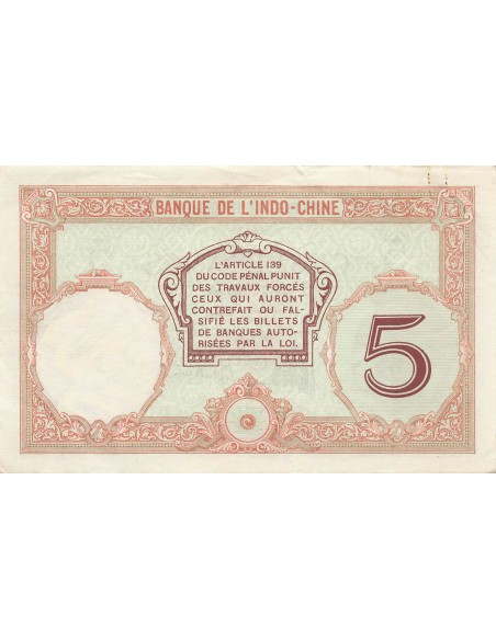Nouvelles Hébrides 5 francs 1941