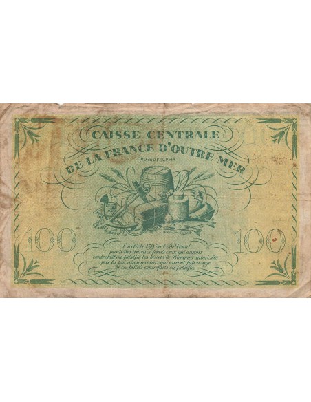 AEF 100 francs 1944