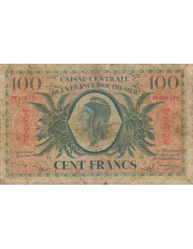 Martinique 100 francs 1944