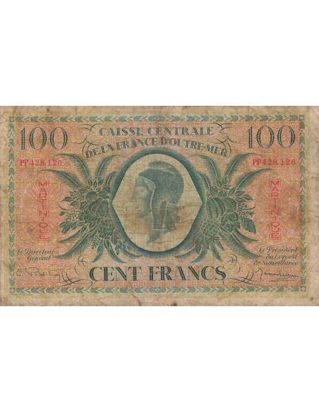 Martinique 100 francs 1944