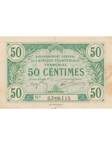 AEF 50 centimes 1917