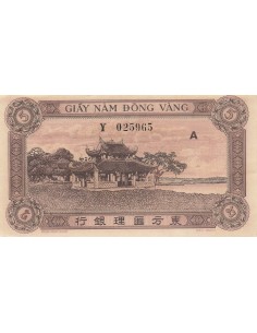 Indo-Chine Fr. 5 piastres 1942 2