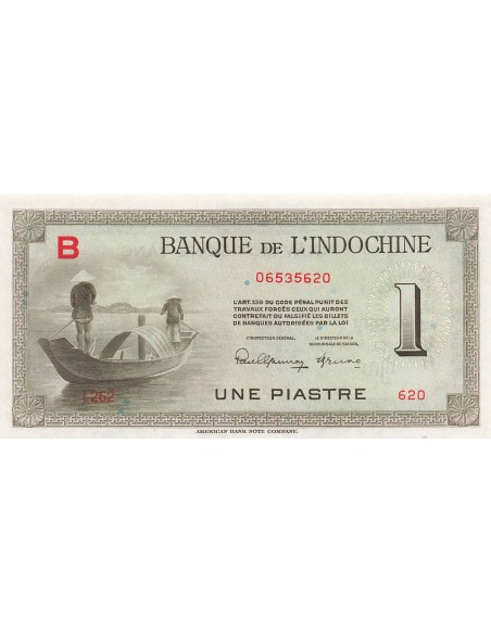 Indo-Chine Fr. 1 piastre 1945