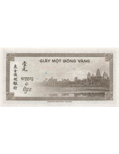 Indo-Chine Fr. 1 piastre 1945