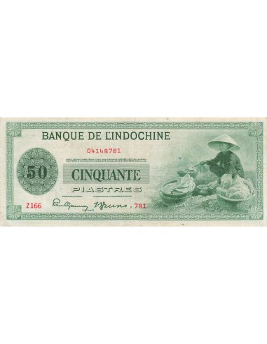 Indo-Chine Fr. 50 piastres 1945
