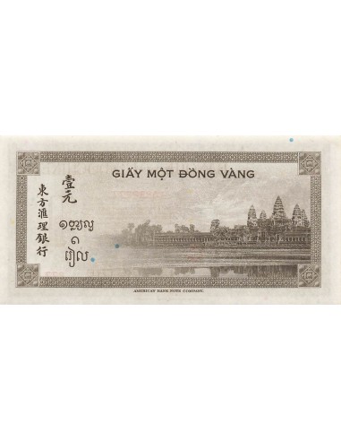 Indo-Chine Fr. 1 piastre 1945