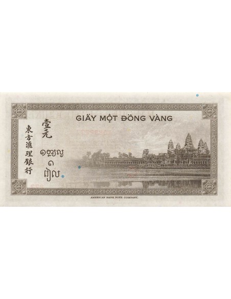 Indo-Chine Fr. 1 piastre 1945