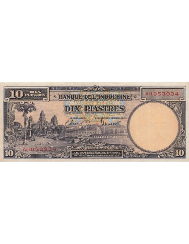Indo-Chine Fr. 10 piastres 1947