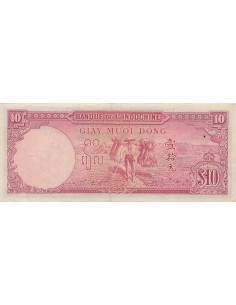 Indo-Chine Fr. 10 piastres 1947 2