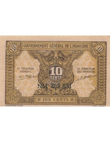 Indo-Chine Fr. 10 cents 1942