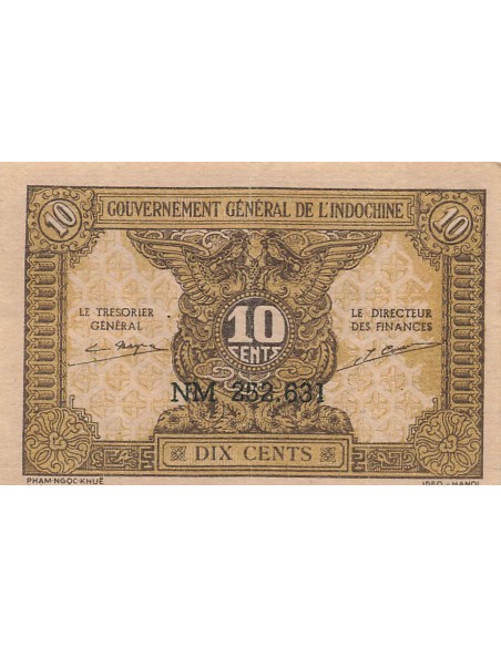 Indo-Chine Fr. 10 cents 1942