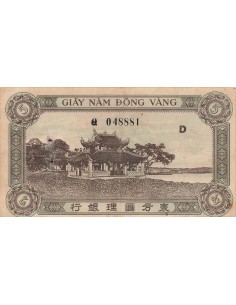 Indo-Chine Fr. 5 piastres 1942 2