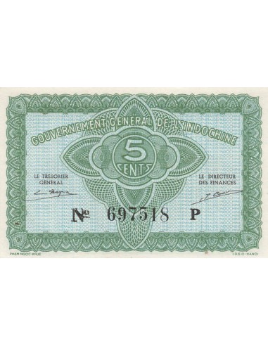 Indo-Chine Fr. 5 cents 1942