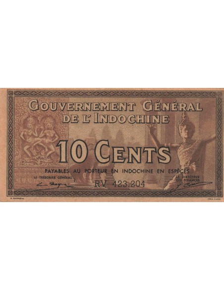 Indo-Chine Fr. 10 cents 1939