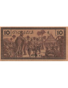 Indo-Chine Fr. 10 cents 1939 2