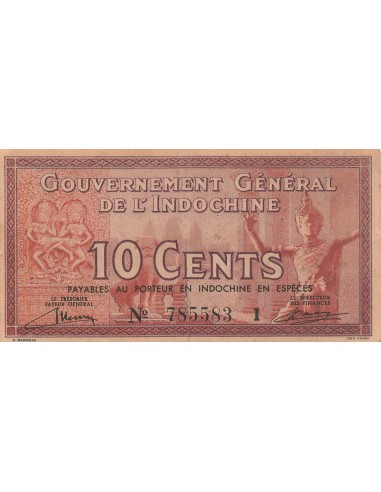 Indo-Chine Fr. 10 cents 1939