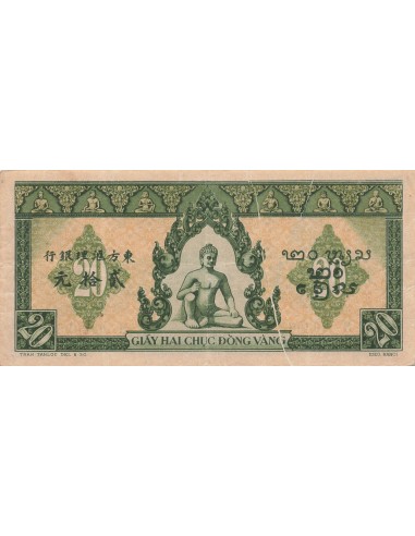 Indo-Chine Fr. 20 piastres 1942