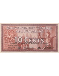 Indo-Chine Fr. 10 cents 1939