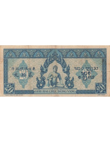 Indo-Chine Fr. 20 piastres 1942