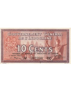 Indo-Chine Fr. 10 cents 1939
