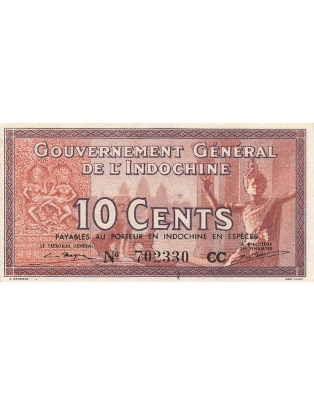 Indo-Chine Fr. 10 cents 1939